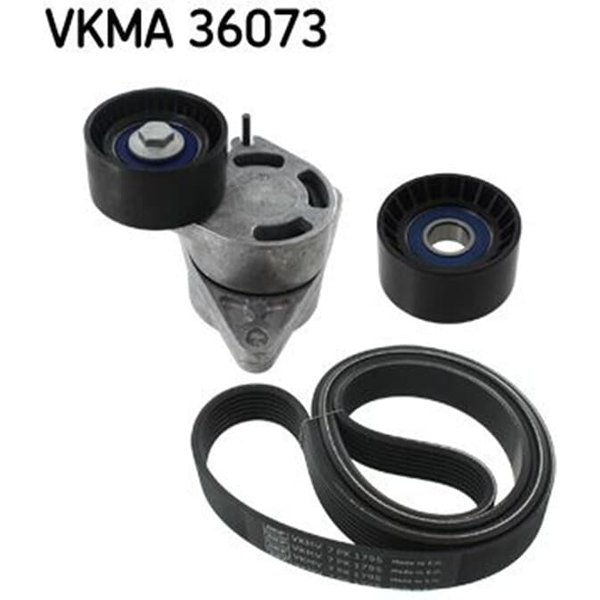 Skf Keilrippenriemensatz Nissan Opel Renault VKMA36073-image