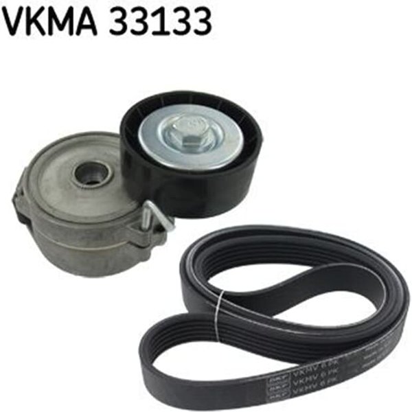 SKF Keilrippenriemensatz Citroen Fiat Lancia Peugeot VKMA33133 2,2-image