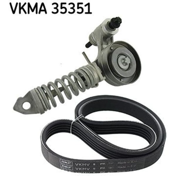 SKF Keilrippenriemensatz Opel Astra Cascada Corsa Insignia Meriva Zafira-image