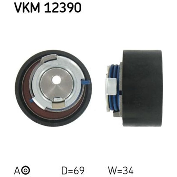 SKF Spannrolle Fiat Ducato Iveco Daily 2,3-image