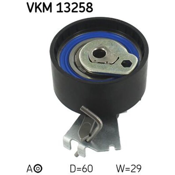 SKF Spannrolle Citroen C2 C3 C4 Peugeot 1007 206 207/207+ 307 1,4-image