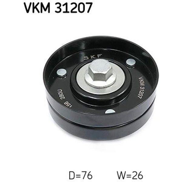 SKF Umlenkrolle FüR Keilrippenriemen Seat Leon Toledo Skoda Octavia VW Bora Golf-image
