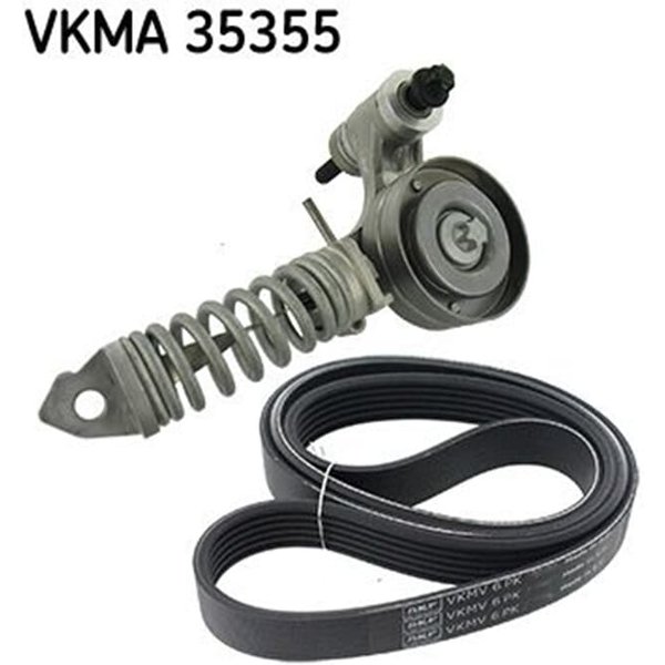 SKF Keilrippenriemensatz Opel Adam Astra Meriva Mokka 1,4-image