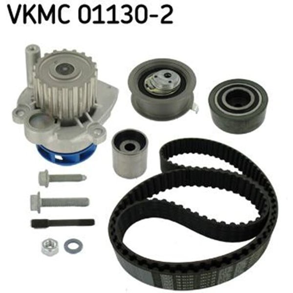 SKF Zahnriemensatz + Wasserpumpe Seat Cordoba Ibiza Skoda Fabia VW Polo 1,9-image