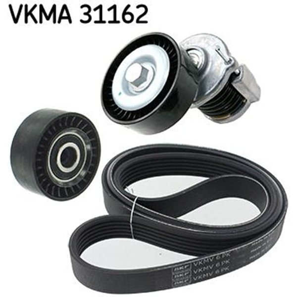 Skf Keilrippenriemensatz Audi A4 A5 A6 Q5 2,0-image