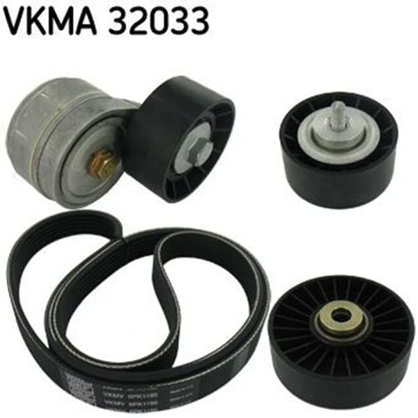 SKF Keilrippenriemensatz Fiat Idea Punto Lancia Musa 1,9-image