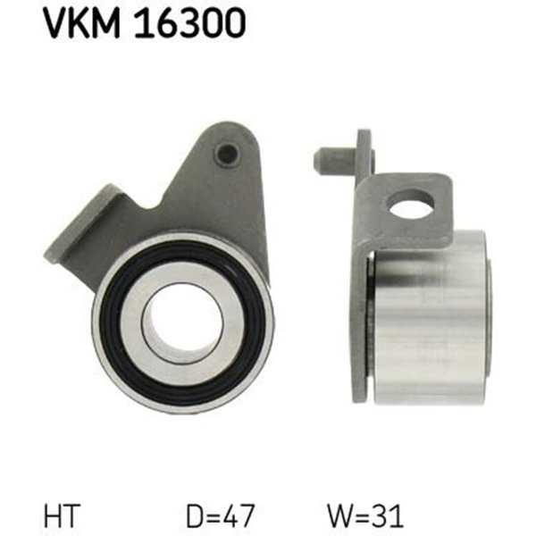 SKF Spannrolle Volvo 240 340-360 740 760 940 960-image