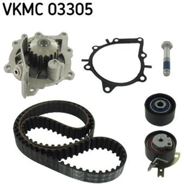 SKF Zahnriemensatz + Wasserpumpe Citroen Fiat Ford Mitsubishi Peugeot 2,2-image