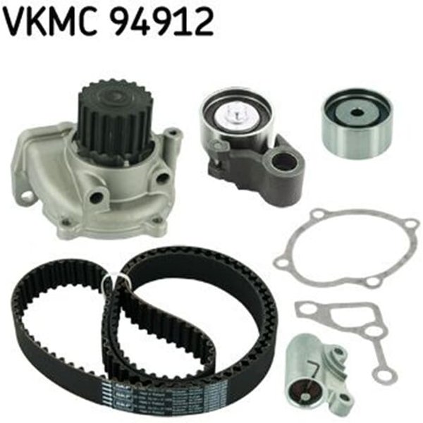 SKF Zahnriemensatz + Wasserpumpe Mazda 323 626 Premacy 2,0-image