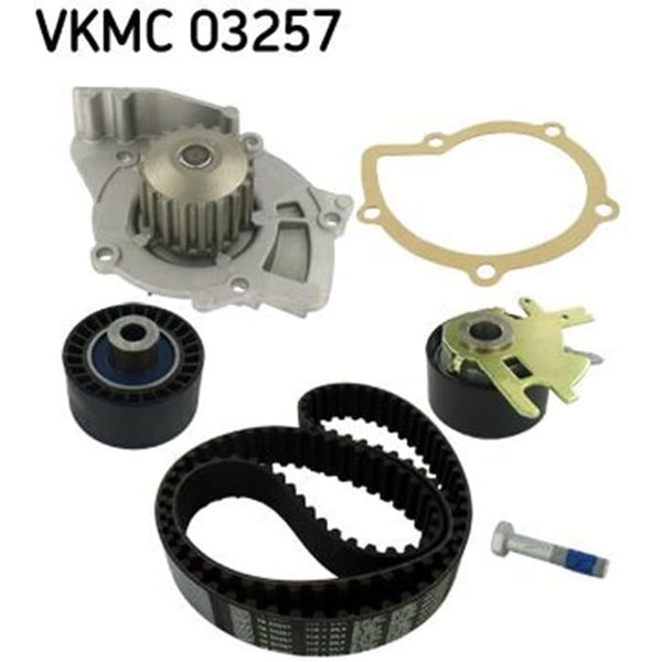SKF Zahnriemensatz + Wasserpumpe Citroen Fiat Ford Lancia Peugeot Volvo 2,0-image