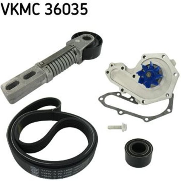 SKF Zahnriemensatz + Wasserpumpe Renault Espace Megane ScéNic 1,9-image