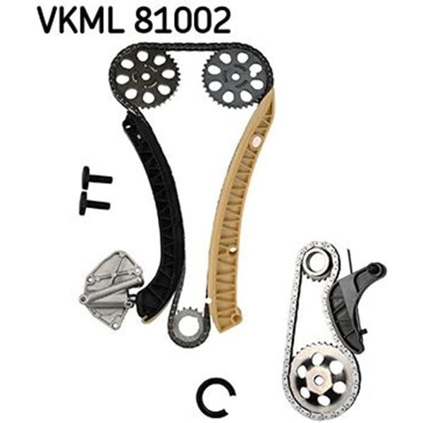 SKF Steuerkettensatz Seat Cordoba Ibiza Skoda Fabia Roomster VW Polo-image