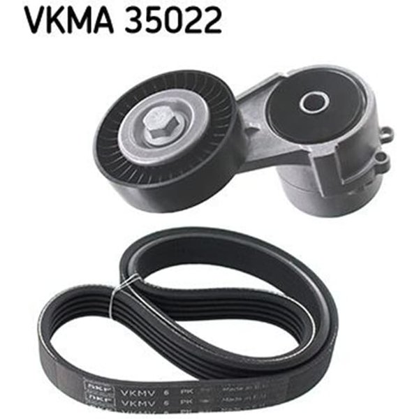SKF Keilrippenriemensatz Opel Astra Combo Corsa Meriva Tigra Zafira-image