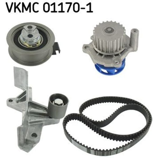 SKF Zahnriemensatz + Wasserpumpe Audi A4 A6 1,8-image
