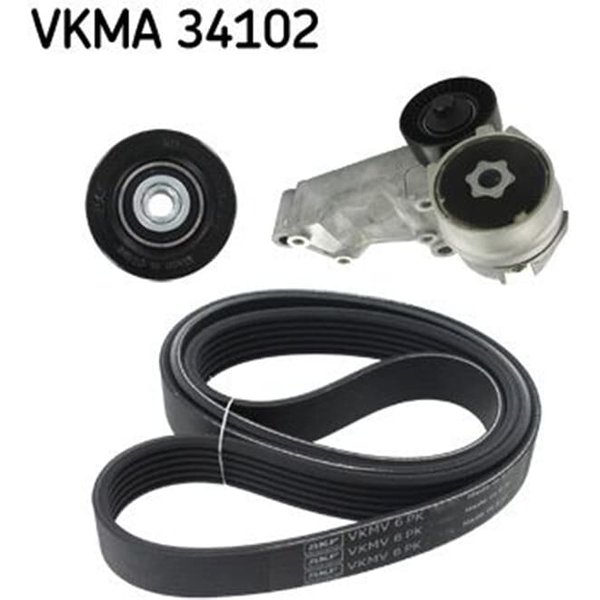 SKF Keilrippenriemensatz Ford Tourneo Transit 1,8-image