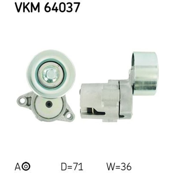 SKF Riemenspanner FüR Keilrippenriemen Mazda 6 Mpv 2,0-image