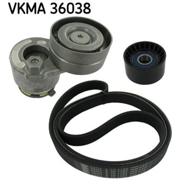 Skf Keilrippenriemensatz Nissan Opel Renault Volvo-image