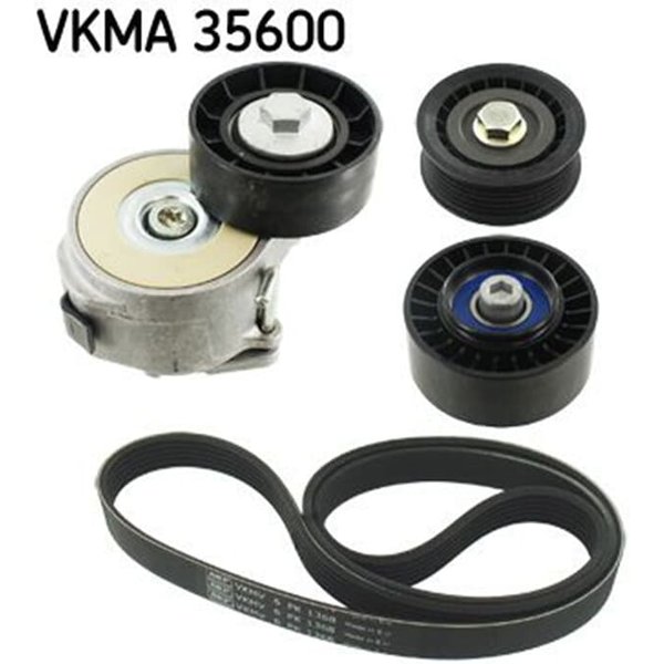 SKF Keilrippenriemensatz Opel Astra H Zafira B 1,9-image