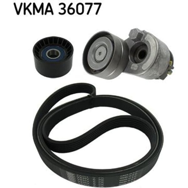 Skf Keilrippenriemensatz Nissan Primastar Opel Vivaro Renault Trafic 1,9-image