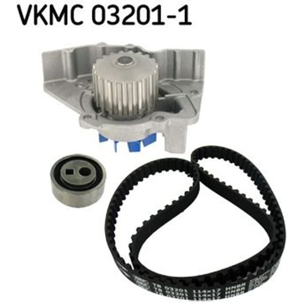 SKF Zahnriemensatz + Wasserpumpe Citroen Fiat Peugeot VKMC03201-1-image