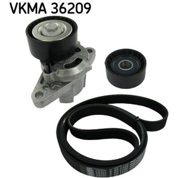 SKF Keilrippenriemensatz Renault Clio Kangoo Laguna Megane ScéNic Thalia-image
