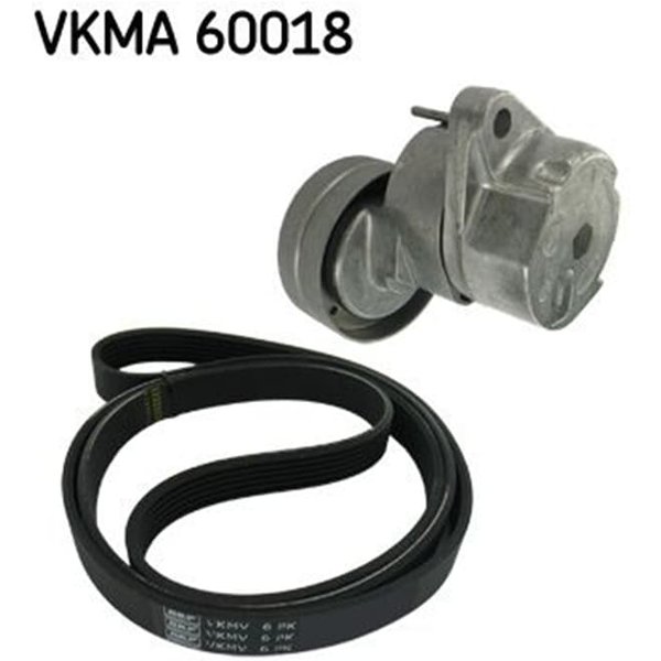 SKF Keilrippenriemensatz Chevrolet Captiva Opel Antara 2,4-image