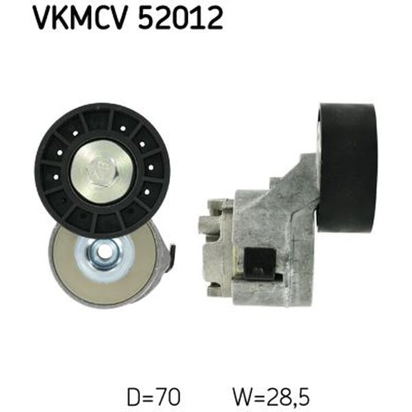 SKF Spannrolle Fiat Ducato Iveco Daily 2,3-image