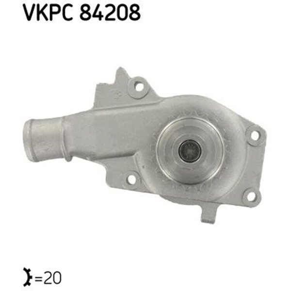 SKF Wasserpumpe Ford Escort Fiesta Orion Sierra-image