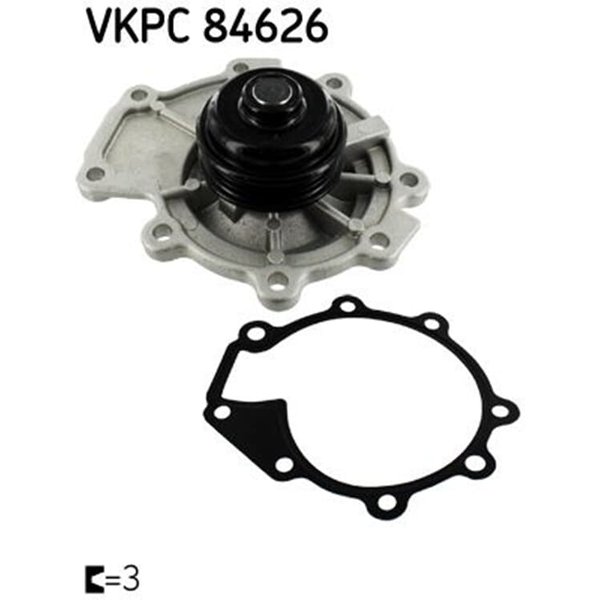 SKF Wasserpumpe Ford Cougar Maverick Mondeo Jaguar X-Type-image