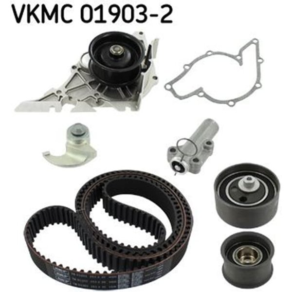 SKF Zahnriemensatz + Wasserpumpe Audi A4 A6 2,7-image