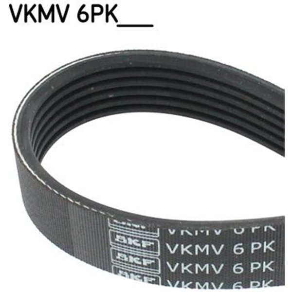SKF Keilrippenriemen Ford Courier Fiesta Puma VW Transporter-image