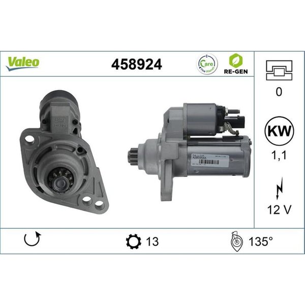 Valeo Anlasser 1,1 Kw Audi Seat Skoda VW-image