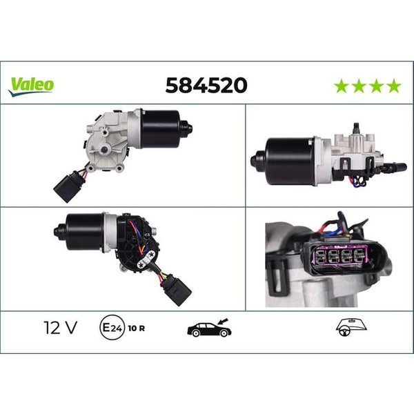 Valeo Wischermotor Hinten Audi A4 B5 B6 B7 Seat Exeo 3R-image