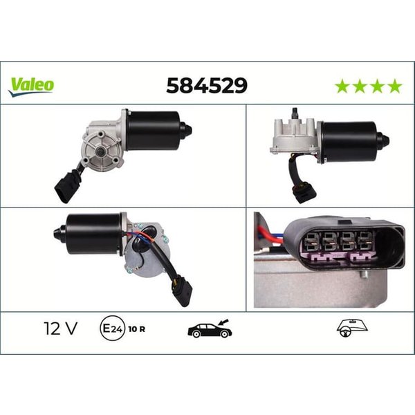 Valeo Wischermotor Hinten Audi A4 B5 A6 C5 CitroëN C3-image