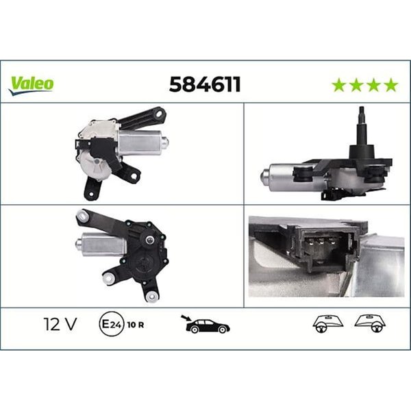 Valeo Wischermotor Vorne CitroëN C8 Fiat Ulysse Lancia Phedra Peugeot 807-image
