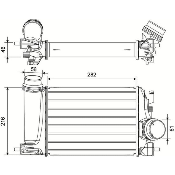 Valeo LadeluftküHler Nissan Renault 1.2 Tce DIG-T-image