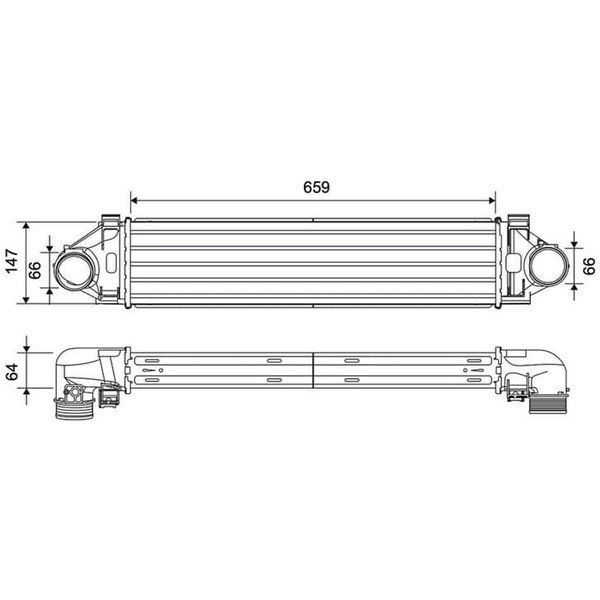 Valeo LadeluftküHler Volvo S60 V60 XC60 1 2.0-image