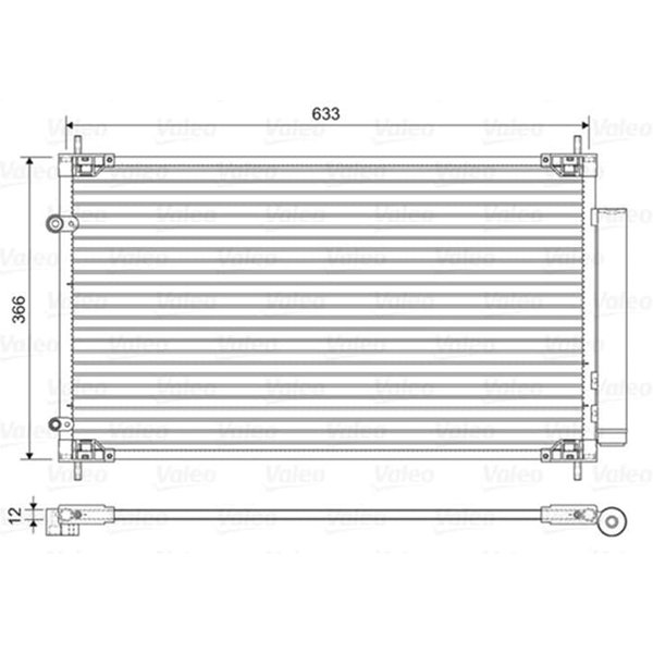 Valeo Klimakondensator Toyota Yaris P13 1,5 822604-image