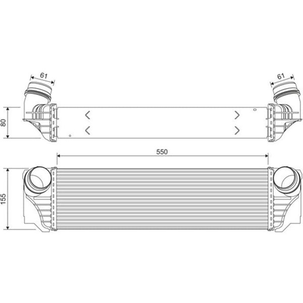 Valeo LadeluftküHler BMW 5Er F07 F10 F11 7Er F01 F02 F03 F04-image