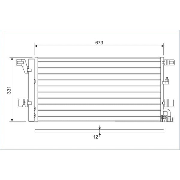 Valeo Klimakondensator Audi A4 B9 A5 A6 C8 A7 Sportback-image