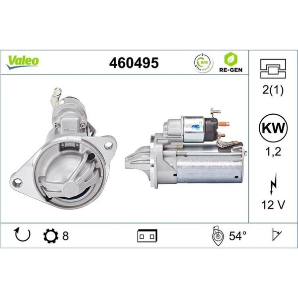 Valeo Anlasser 1,2 Kw Ford 460495-image