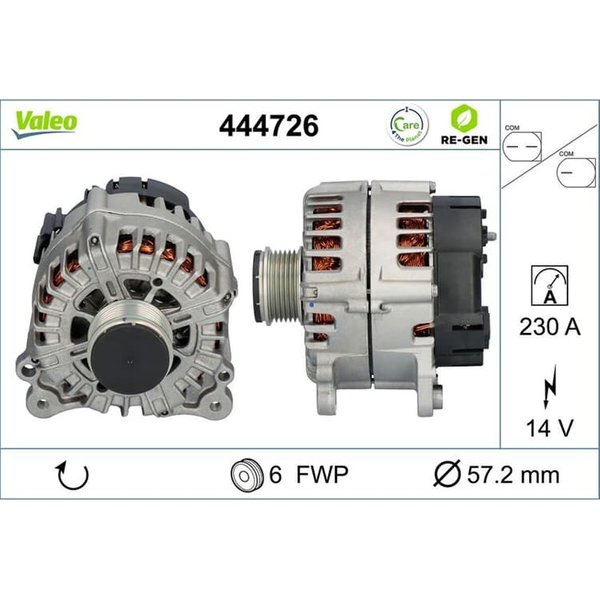 Valeo Generator Porsche Cayenne Panamera Vw Touareg 444726-image