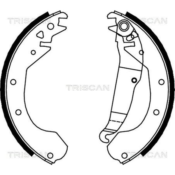Triscan Bremsbacken Opel Combo Commodore Corsa Kadett Manta Rekord-image