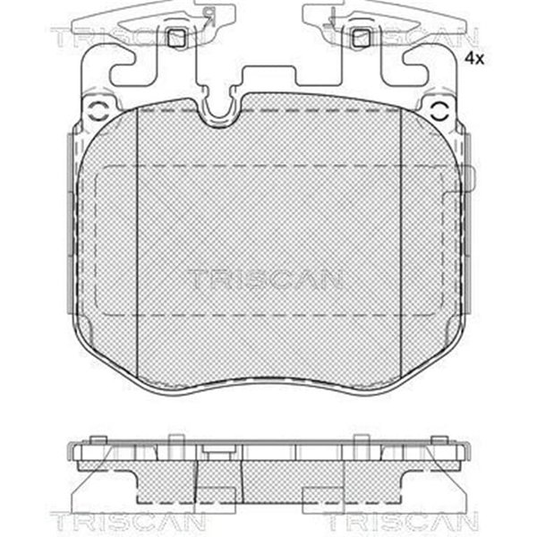 Triscan BremsbeläGe Vorne BMW 2Er 3Er 4Er 5Er 6Er 7Er 8Er I4 X5 X6 X7-image
