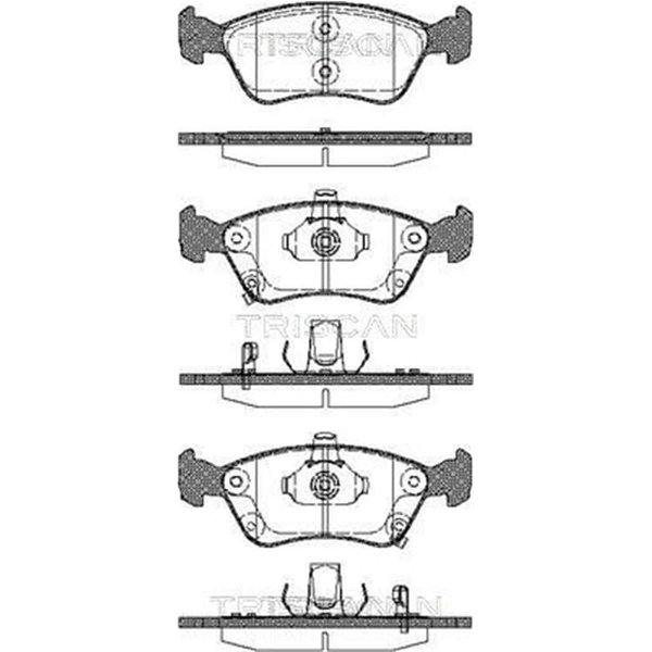 Triscan BremsbeläGe Vorne Toyota Avensis T22-image