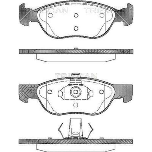 Triscan BremsbeläGe Vorne Fiat Punto 188-image