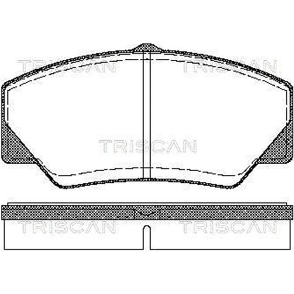 Triscan BremsbeläGe Vorne Ford Transit 1,6 2,0-image