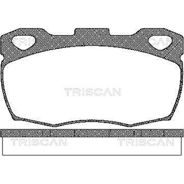 Triscan BremsbeläGe Vorne Land Rover 110/127 88/109 Defender-image