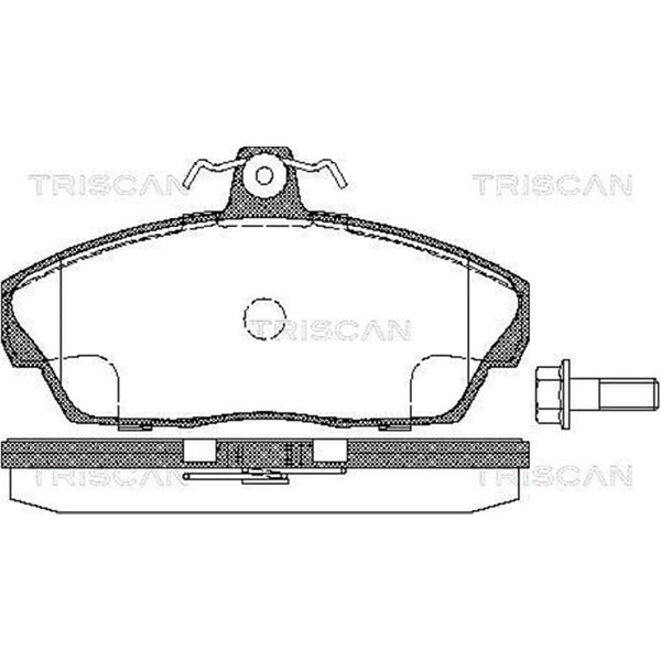 Triscan BremsbeläGe Vorne Land Rover Freelander 1-image