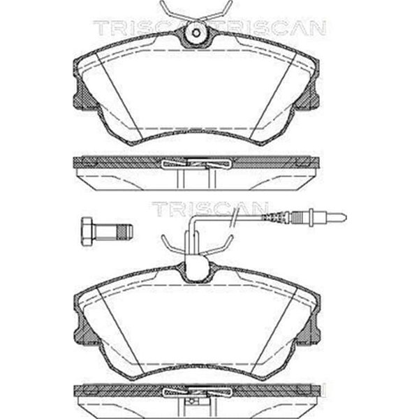 Triscan BremsbeläGe Vorne Renault Espace-image